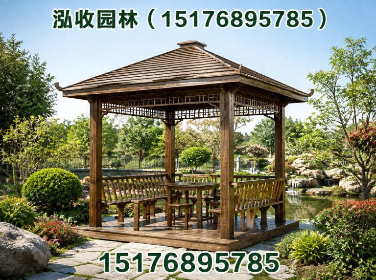 乐山防腐木展示图